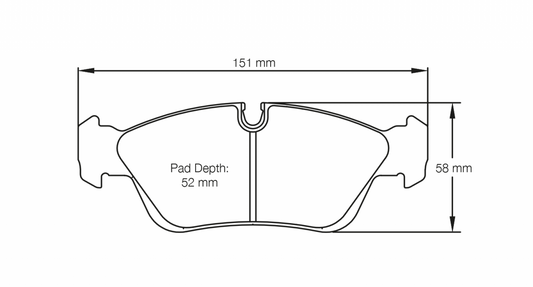 PAGID Racing Pagid BMW E36/E46 318is - 325i Front Brake Pads 2180-RSL29