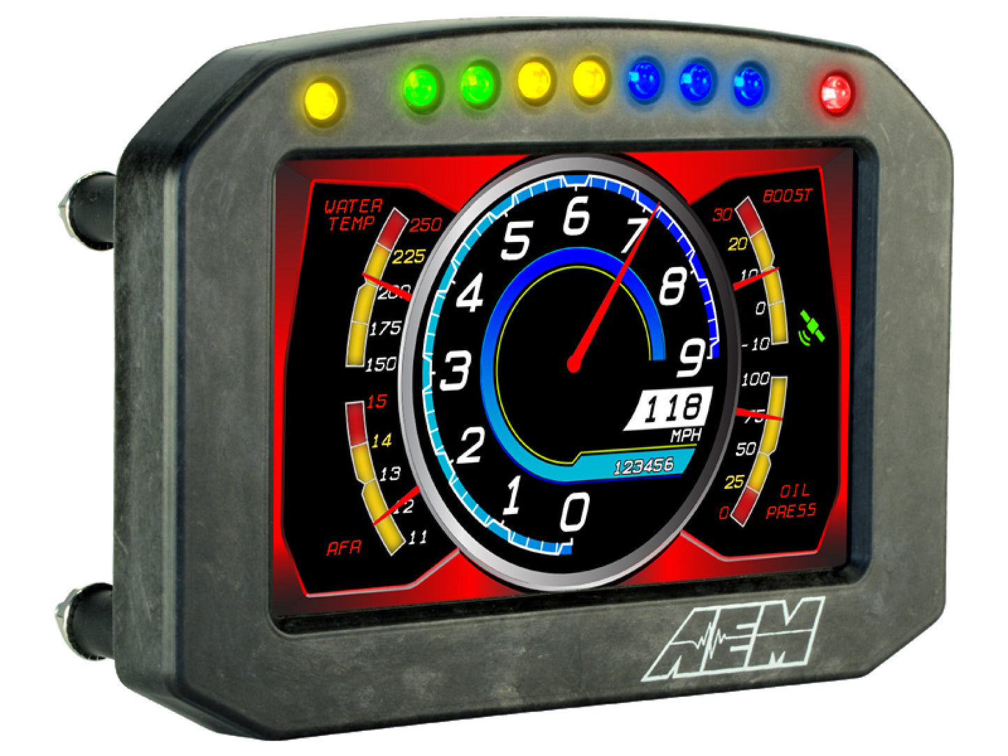 AEM CD-5 Carbon Flat Panel Digital Racing Dash Display - Logging / GPS Enabled 30-5603F