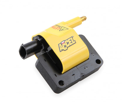 ACCEL Ignition Coil - SuperCoil - 1990-2002 Dodge / Jeep / Plymouth / Chrysler Remote - Yellow -Individual 140021
