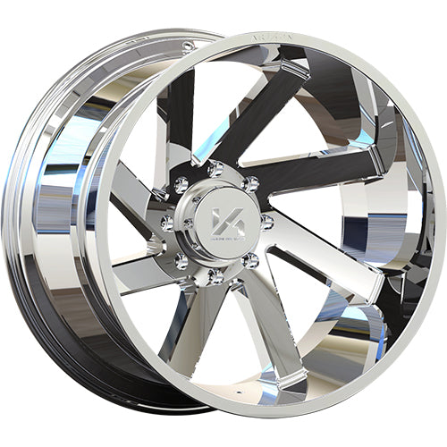 Lincoln Off Road Wheels Chrome 20x12 Left 6x5.5 -51 108mm