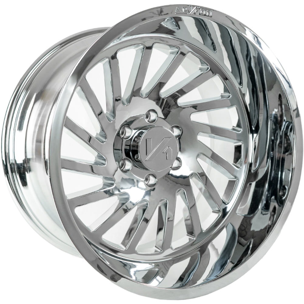 Caesar Off Road Wheels Chrome 24x14 Left 6x5.5 -81 108mm