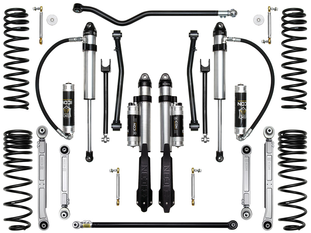 ICON Vehicle Dynamics 20-UP GLADIATOR 2.5" STAGE 8 SUSPENSION SYSTEM (BILLET) K22108