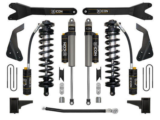 ICON Vehicle Dynamics 08-10 FORD F250/F350 4-5.5" STAGE 4 COILOVER CONVERSION SYSTEM W RADIUS ARM K63124R