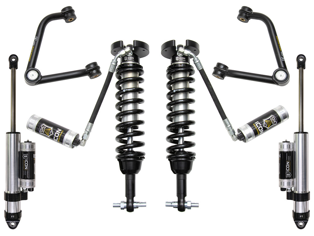 ICON Vehicle Dynamics 2019-2023 GM 1500 1.5-3.5" Lift Stage 4 Suspension System Tubular UCA K73064T