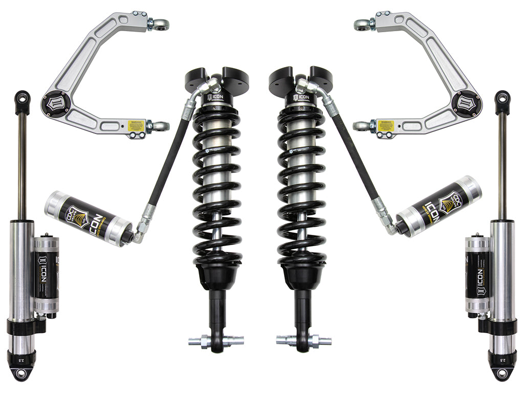 ICON Vehicle Dynamics 2019-2023 GM 1500 1.5-3.5" Lift Stage 4 Suspension System Billet UCA K73064