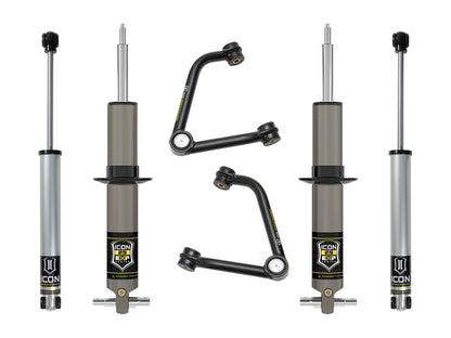 ICON Vehicle Dynamics 19-23 GM 1500 2.375-3.75" Lift Stage 2 EXP Suspension System Tubular K73072T