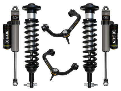 ICON Vehicle Dynamics 21-23 Ford F150 4WD 0-2.75" Lift Stage 3 Suspension System Tubular UCA K93113T