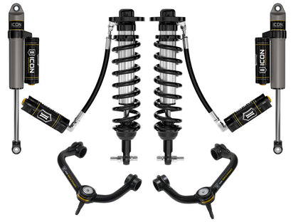 ICON Vehicle Dynamics 21-23 Ford F150 4WD 0-2.75" Lift Stage 4 Suspension System Tubular UCA K93114T
