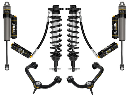 ICON Vehicle Dynamics 21-23 Ford F150 4WD 0-2.75" Lift Stage 5 Suspension System Tubular UCA K93115T