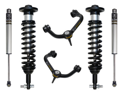 ICON Vehicle Dynamics 21-23 Ford F150 2WD 0-3" Lift Stage 2 Suspension System Tubular UCA K93122T