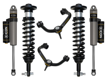 ICON Vehicle Dynamics 21-22 Ford F150 2WD 0-3" Lift Stage 3 Suspension System Tubular UCA K93123T