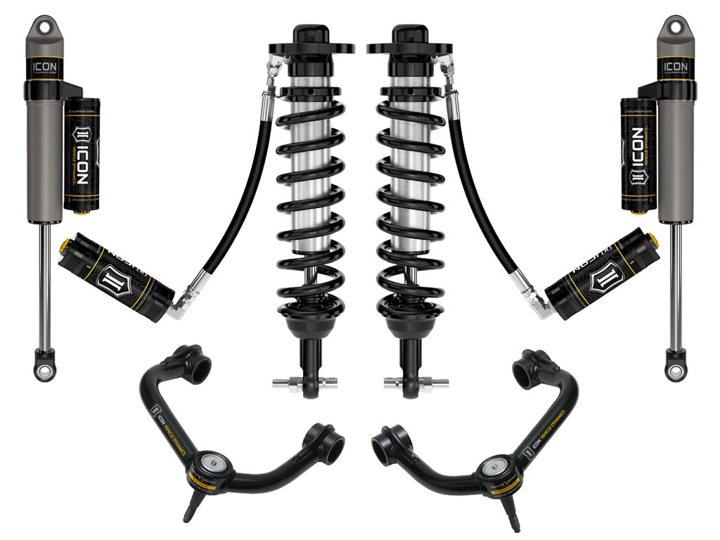 ICON Vehicle Dynamics 21-23 Ford F150 2WD 0-3" Lift Stage 4 Suspension System Tubular UCA K93124T