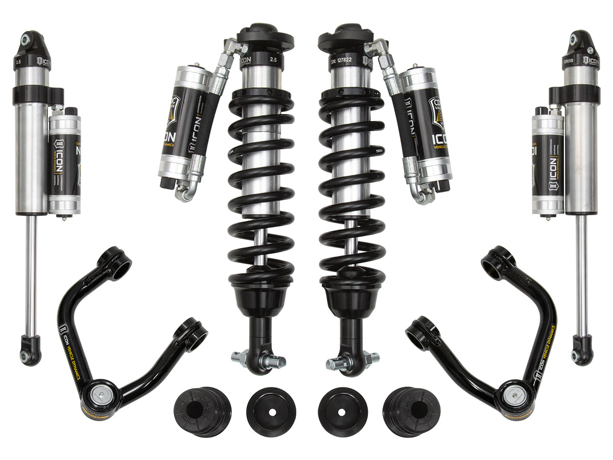 ICON Vehicle Dynamics 2019-2021 Ford Ranger 0-3.5" Lift Stage 5 Suspension System Tubular UCA K93205T
