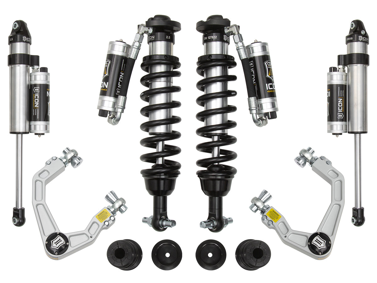 ICON Vehicle Dynamics 2019-2021 Ford Ranger 0-3.5" Lift Stage 5 Suspension System Billet UCA K93205