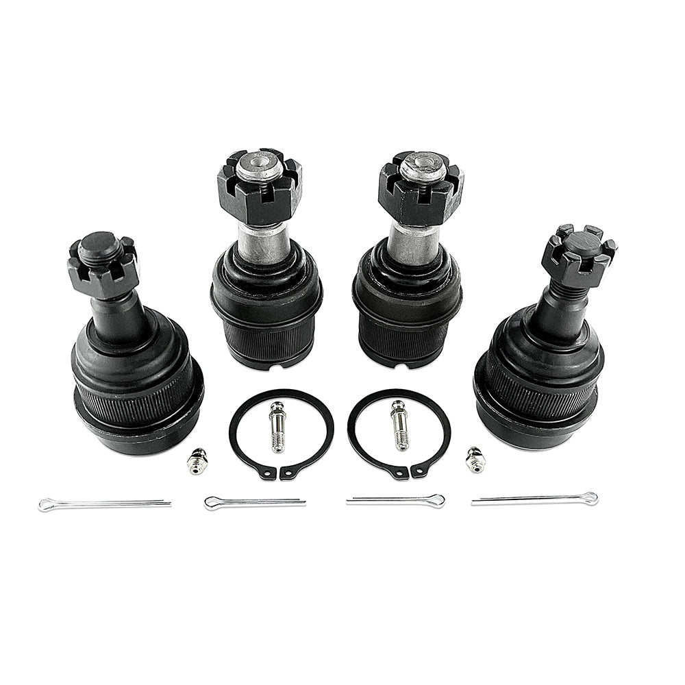 Heavy Duty Ball Joint Kit (upper is Knurled) Fits: 06-08 Ram 1500 03-13 Ram 2500 03-10 Ram 3500 2WD 4WD Apex Chassis KIT101K-JJSP