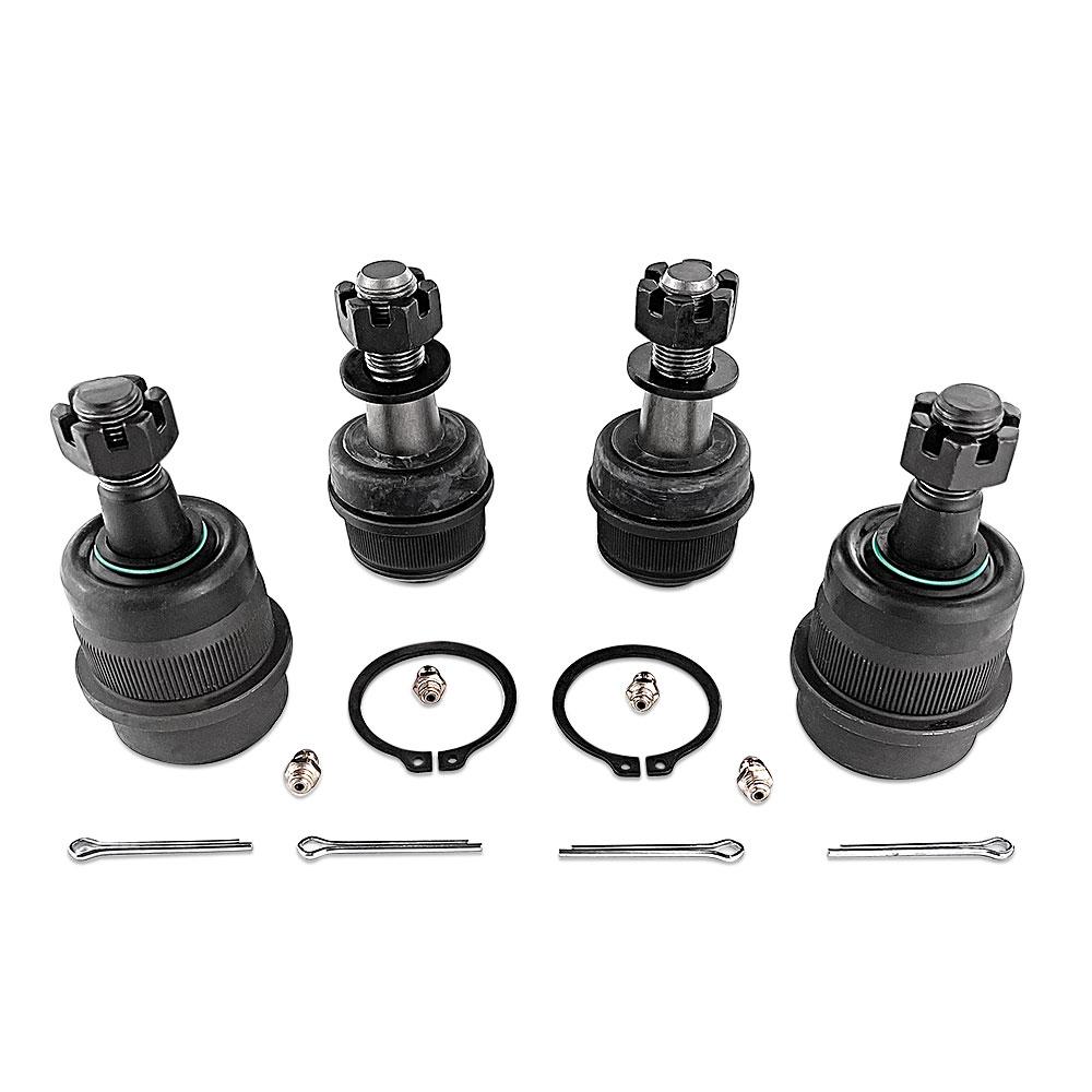 Apex Chassis Heavy Duty Ball Joint Kit Fits: 07-18 Jeep Wrangler JK 99-04 Jeep Grand Cherokee Includes: 2 Upper & 2 Lower