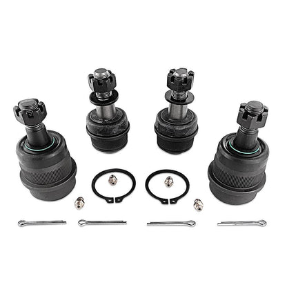 Apex Chassis Heavy Duty Ball Joint Kit Fits: 07-18 Jeep Wrangler JK 99-04 Jeep Grand Cherokee Includes: 2 Upper & 2 Lower
