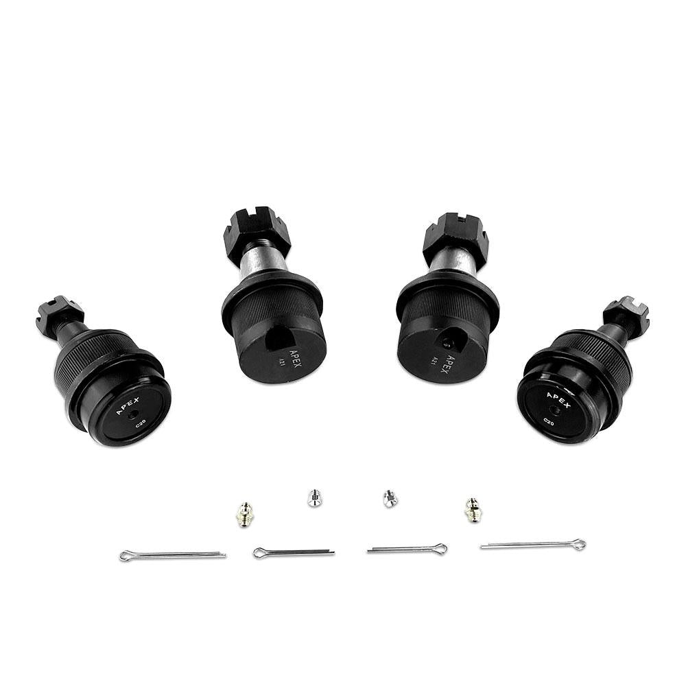 Apex Chassis Heavy Duty Ball Joint Kit Fits 14-19 RAM 2500/3500 Includes: 2 Upper & 2 Lower KIT111-JJSP