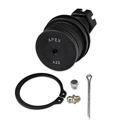Apex Chassis Heavy Duty Jeep/Chevy/Ford Heavy Duty Ball Joint Kit Fits: 72-88 Jeep CJ/Cherokee/Wagoneer 70-91 Chevy Blazer 74-79 Ford Bronco Heavy Duty Ball Joint Kit Includes 2 Upper & 2 Lower KIT161-JJSP
