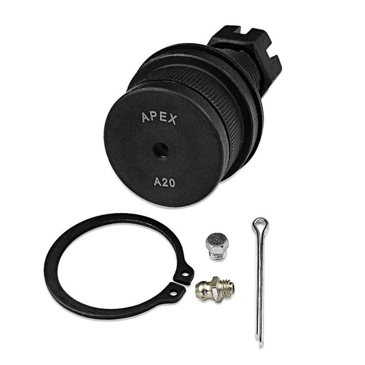 Apex Chassis Heavy Duty Jeep/Chevy/Ford Heavy Duty Ball Joint Kit Fits: 72-88 Jeep CJ/Cherokee/Wagoneer 70-91 Chevy Blazer 74-79 Ford Bronco Heavy Duty Ball Joint Kit Includes 2 Upper & 2 Lower KIT161-JJSP