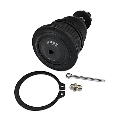 Apex Chassis Heavy Duty Ball Joint Kit Fits: 01-06 Silverado/Sierra 1500/2500/3500 00-10 Yukon XL 2500 03-09 Hummer H2 02-06 Avalanche 2500 Includes: 1 Upper & 1 Lower KIT205-JJSP