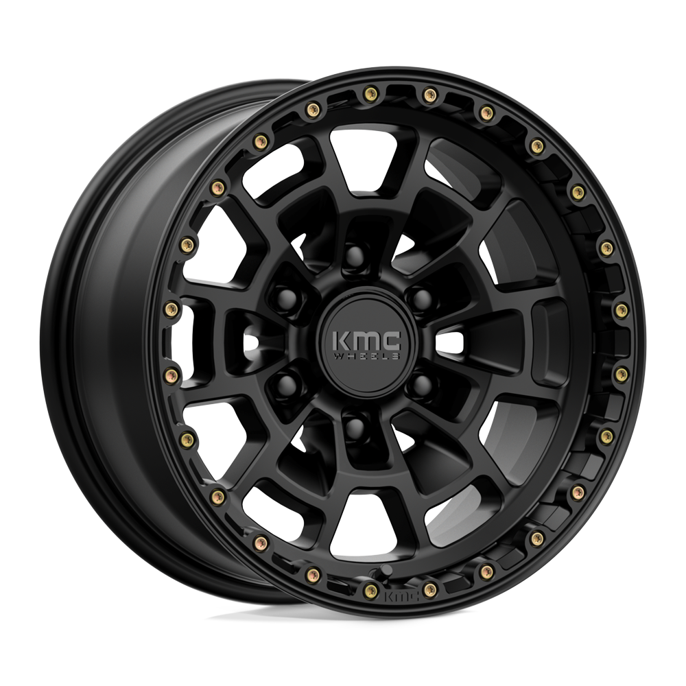 KM718 17X8.5 5X5.0 S-BLK 00MM