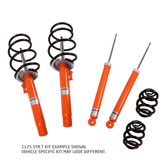 Koni - 1125 KONI STR.T/Eibach Kit- 4 STR.T (orange) dampers & 4 Eibach lowering springs 1125 1072
