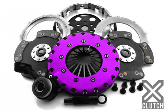XClutch Ford Focus ST & RS 2013-2018 Twin Disc 9" Clutch Kit - Carbon Solid