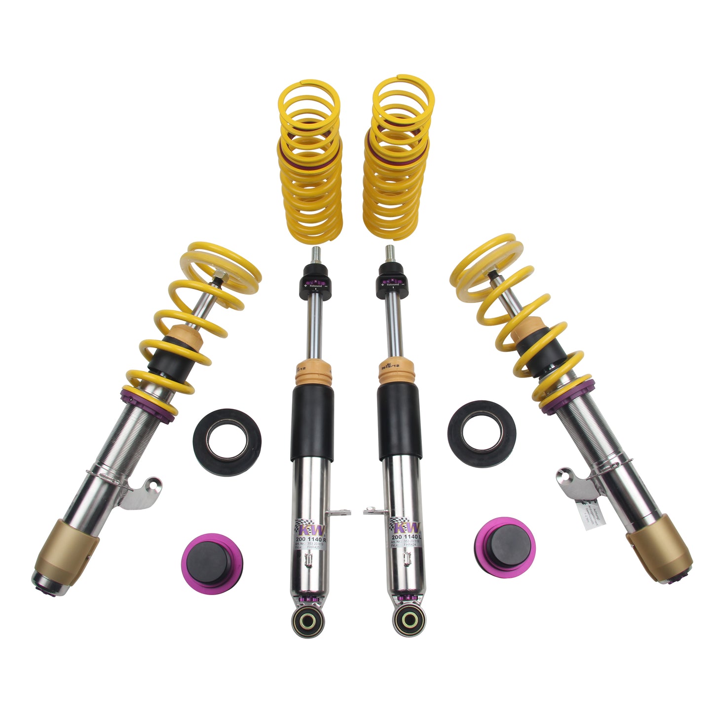 KW Suspensions 352200AN KW V3 Coilover Kit - BMW M3 (F80) without Adaptive M Suspension