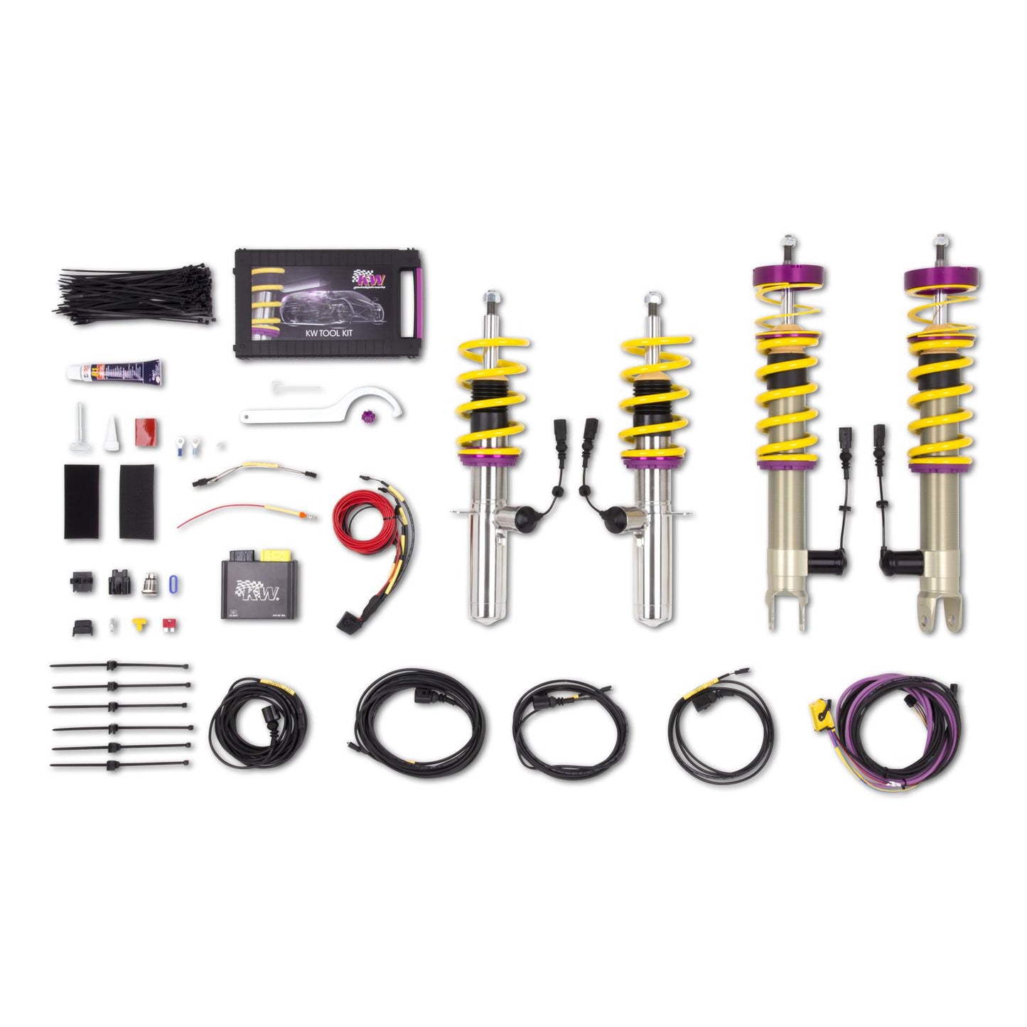 KW Suspensions 39071002 KW DDC ECU Coilover Kit - Porsche 911 Carrera S Type 991