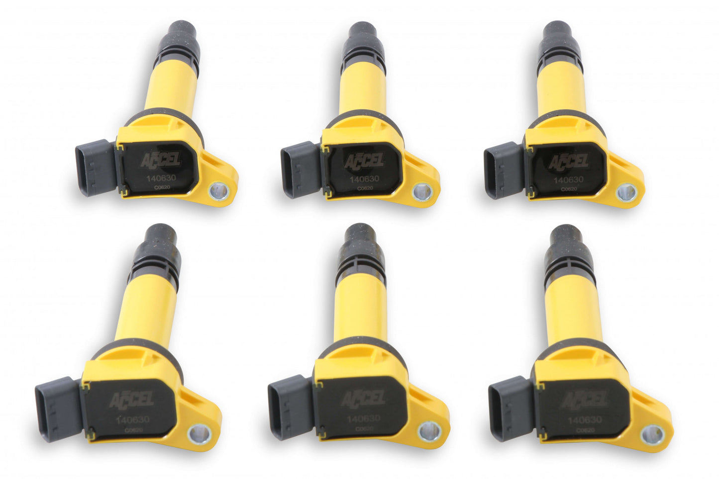 ACCEL Ignition Coils - SuperCoil - Fits 2009-2013 Toyota - 2.5/2.7L I4 - 2.5/3.5/4.0L V6 - 4.6/5.0/5.7L V8 - 6-Pack 140630-6
