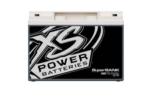 XS Power Batteries 12V Powersports Super Bank Capacitor Modules - M6 Terminal Bolts Included 1500 Max Amps SB75-545L