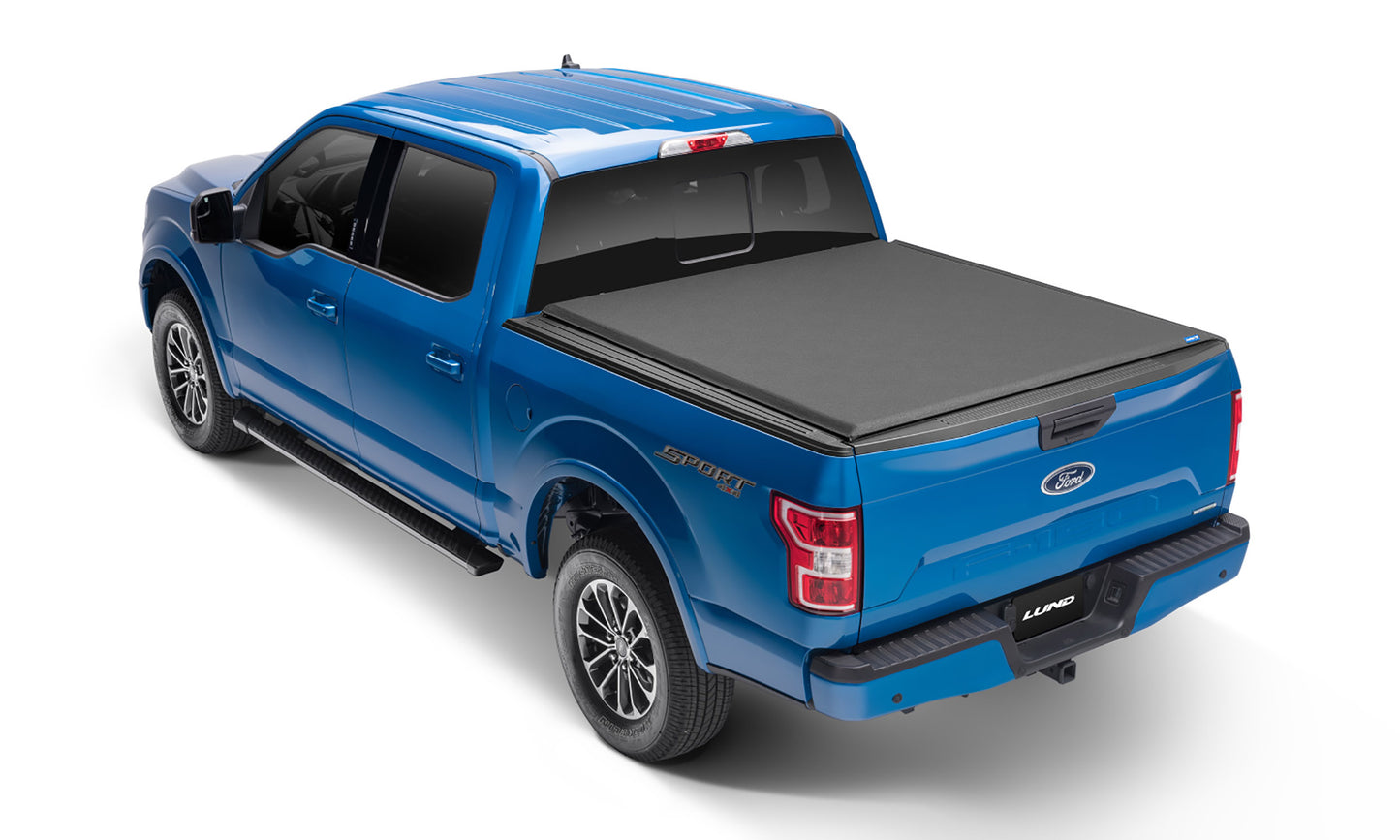 Lund 968251 Genesis Elite Roll Up Truck Bed Tonneau Cover For 2017-2022 Ford F-250/F-350/F-450/F-550; Fits 8 Ft. Bed