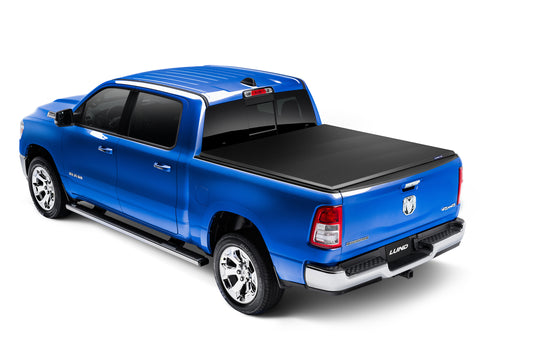 Lund 95888 Genesis Elite Tri-Fold Truck Bed Tonneau Cover For 2005-2011 Dodge Dakota (w/o Utility Track); 2006-2009 Mitsubishi Raider; Fits 5 Ft. Bed