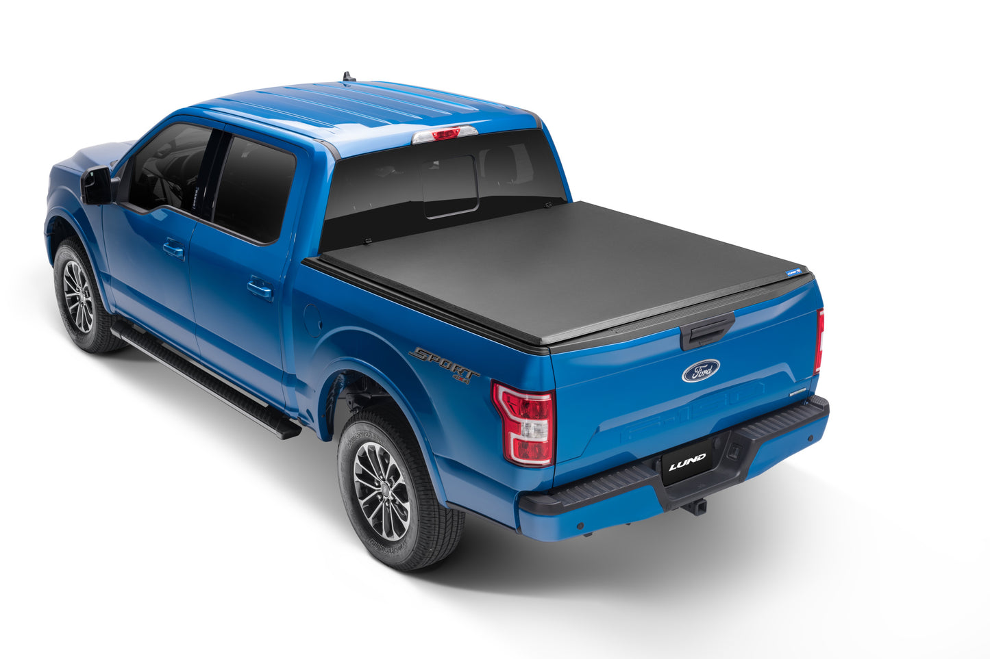 Lund 969252 Hard Fold Truck Bed Tonneau Cover For 2005-2011 Dodge Dakota; 2006-2008 Mitsubishi Raider; Fits 5.3 Ft. Bed