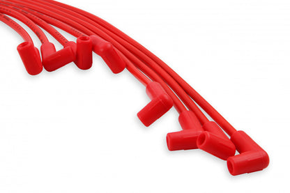 ACCEL Spark Plug Wire Set - 8mm - Universal - Red Wire with Red 90 Deg Boots 5041R