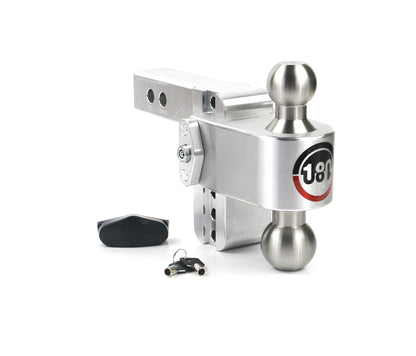 Weigh Safe Turnover Ball 4" Drop Hitch With 2" Shank LTB4-2