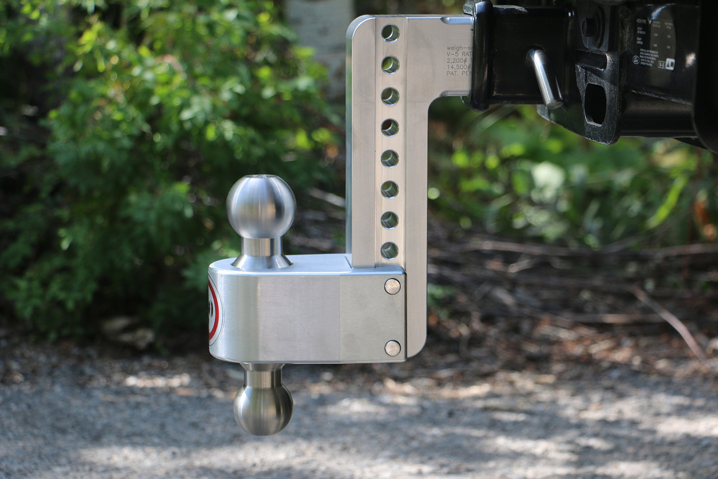 Weigh Safe Turnover Ball 8" Drop Hitch With 2.5" Shank LTB8-2.5