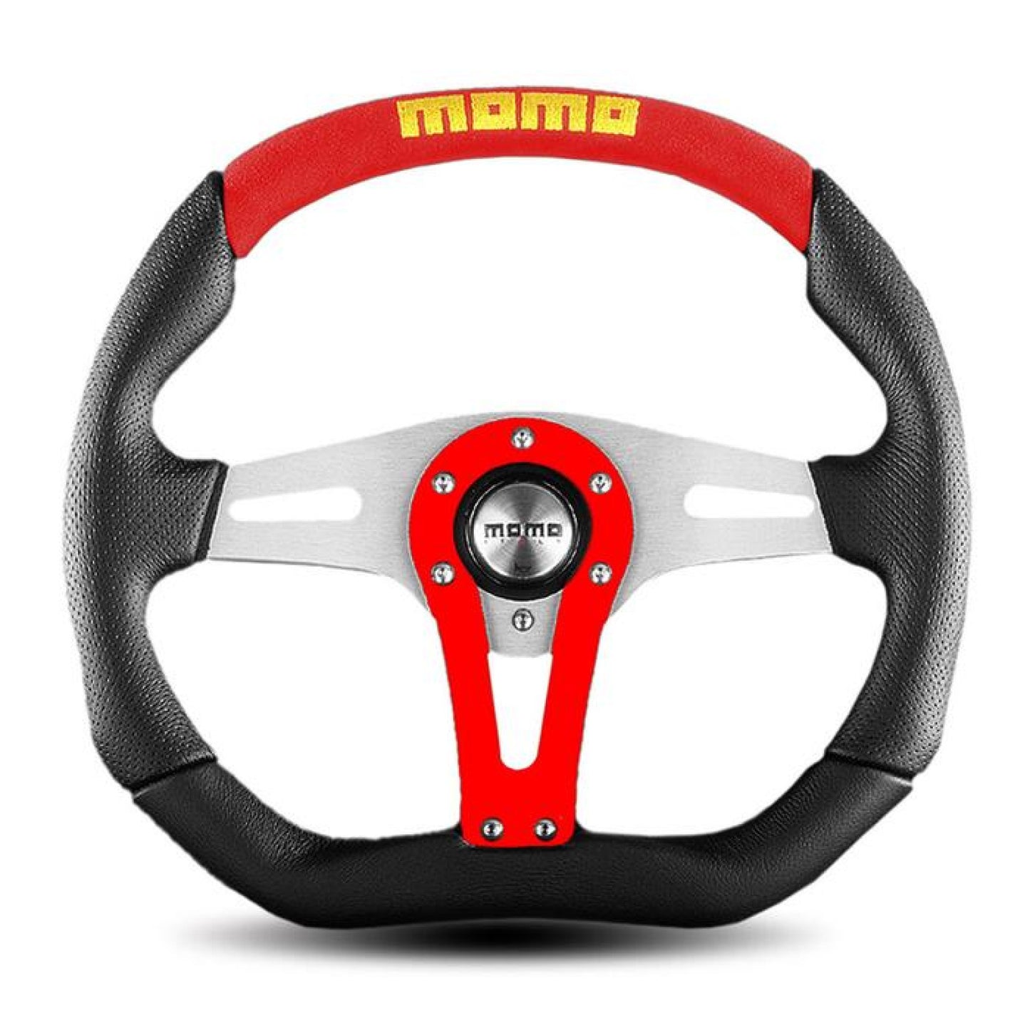 MOMO Trek Steering Wheel Red TRK35BK0R