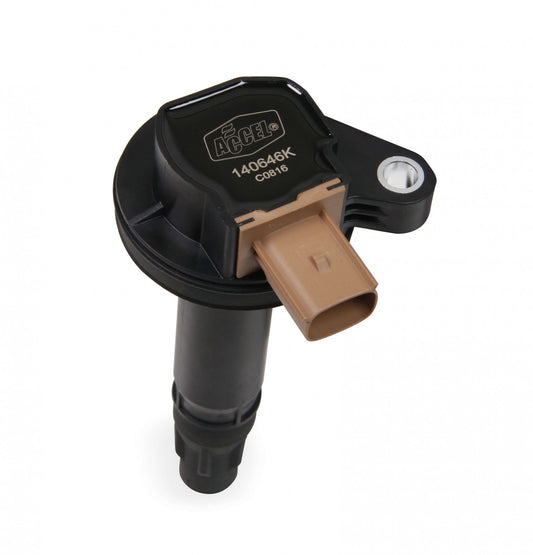 ACCEL Ignition Coil - SuperCoil - 2010-2016 Ford EcoBoost 3.5L V6 - Black - Individual (3-Pin) 140646K