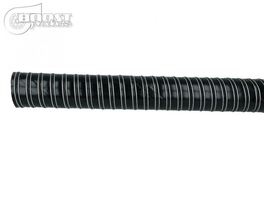 BOOST products Silicone Air Duct Hose 25mm (1") ID, 2m (6') Length, Black IN-KS-025-2B