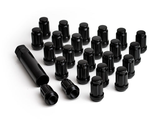 ICON Alloys LUG NUT KIT BLACK - 12 X 1.5 / 24 COUNT W/ KEY 89121524B