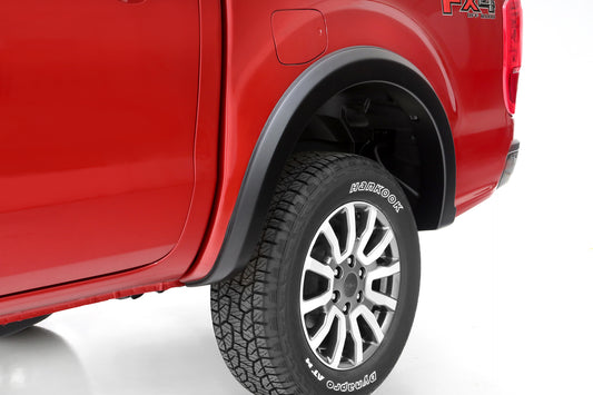 Lund SX133SB Sport Style Fender Flare Set - Rear Smooth 2-Piece Set For 2019-2022 Ford Ranger
