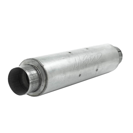 MBRP Exhaust 4in. inlet/outlet; Quiet tone muffler; 24in. body; 6in. diameter; 30in. overall; AL M1004A