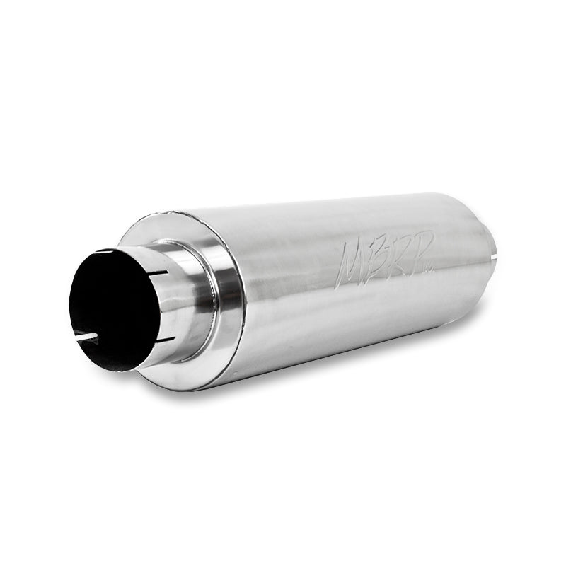 MBRP Exhaust Quiet Tone Muffler; 5in. In/Out; 8in. Dia. Body; 31in. Overall; AL M2220A