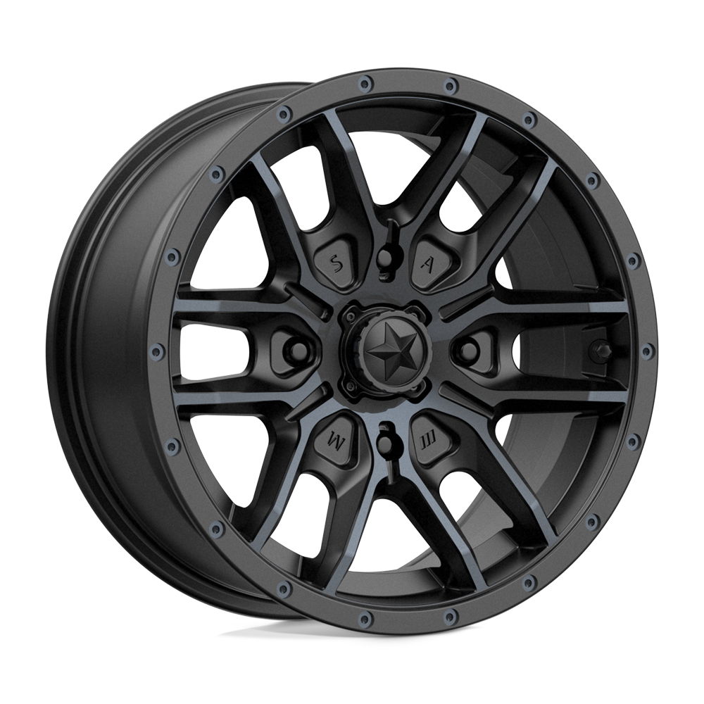 MA43 15X7 4X110 S-BLK TTCC 10MM