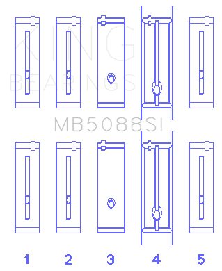 King Engine Bearings MB5088SI1.0