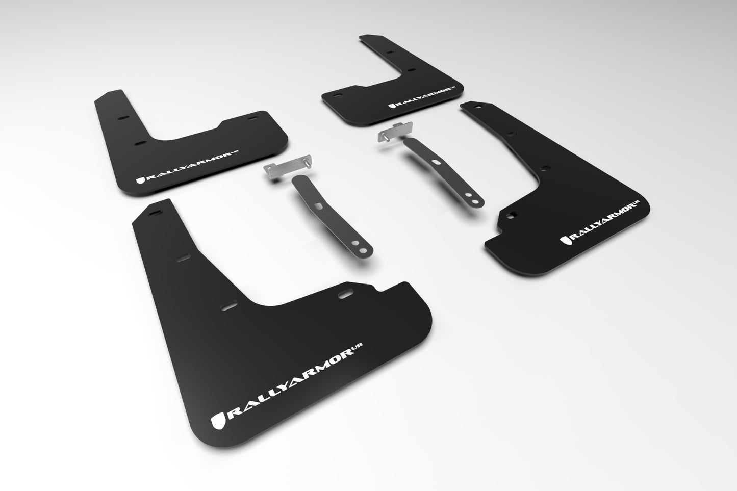 Rally Armor MF69-UR-BLK-WH 2021-2023 Hyundai Elantra - Black Mud Flap/White Logo