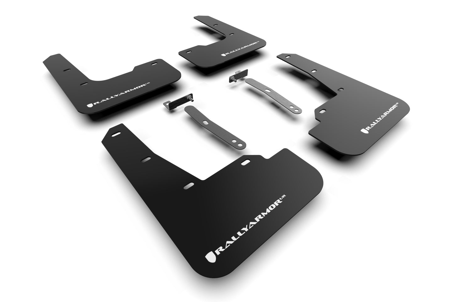 Rally Armor MF79-UR-BLK-WH - 2022 Hyundai Elantra N & N Line - Black Mud Flap/White Logo