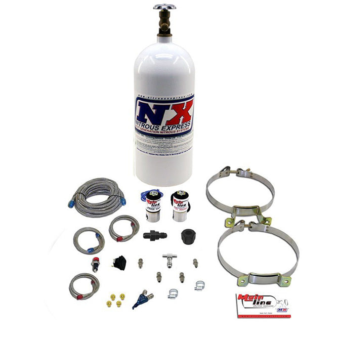 Nitrous Express MAINLINE EFI SINGLE NOZZLE SYSTEM W/ 10LB BOTTLE NX-ML2000